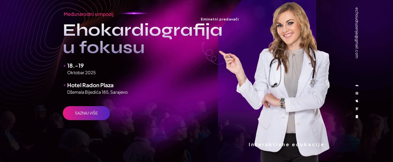 Simpozij Ehokardiografija u fokusu 2025 – stručni skup o ultrazvuku srca u BiH