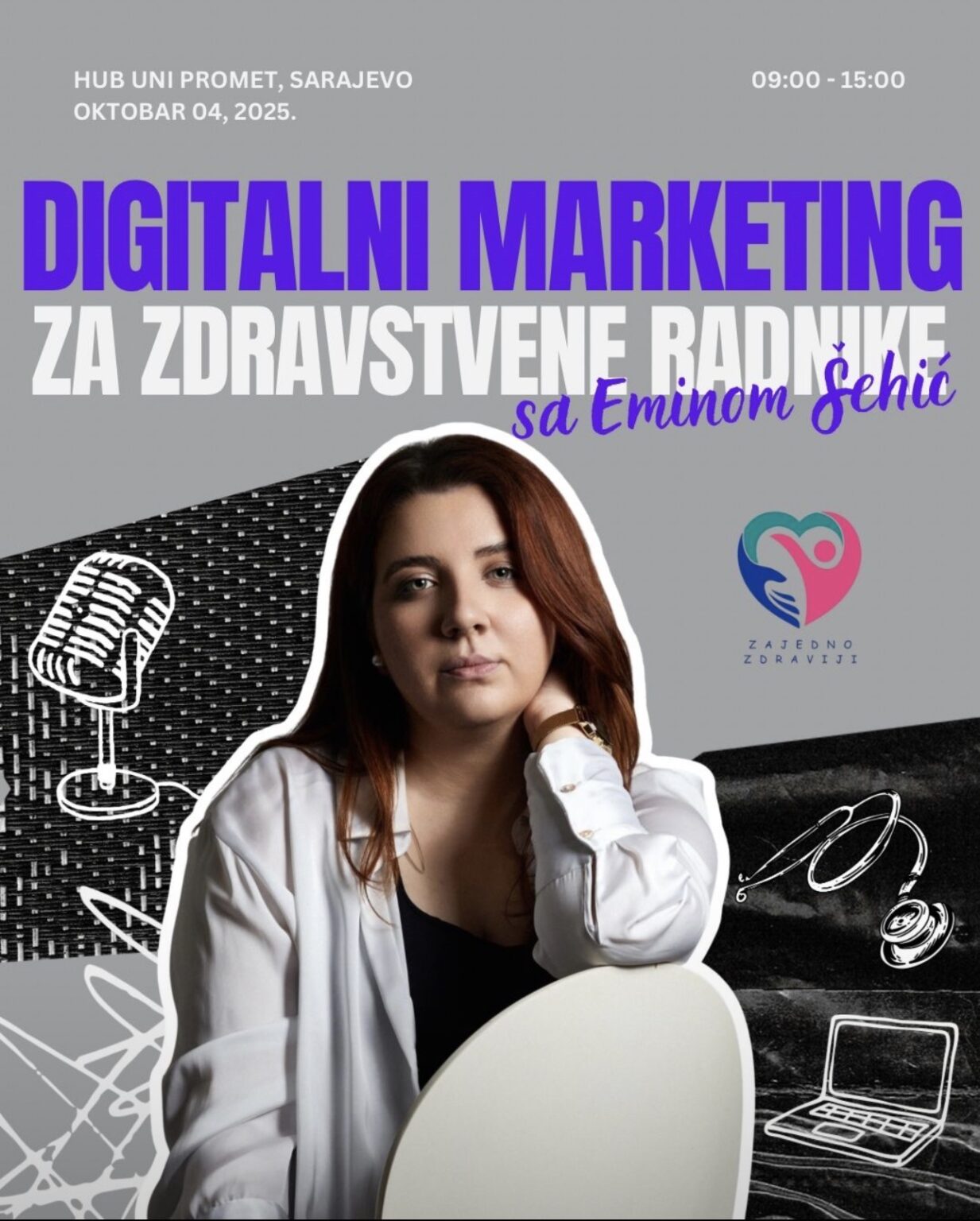 Besplatna edukacija Digitalni marketing za zdravstvene radnike Emina Šehić