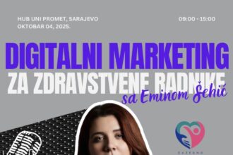 Besplatna edukacija Digitalni marketing za zdravstvene radnike Emina Šehić