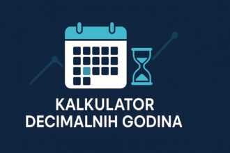 Kalkulator decimalnih godina – online medicinski alat za precizan izračun starosti u decimalama
