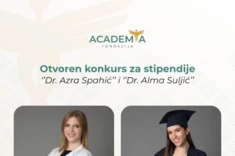 Konkurs za stipendije „Dr. Azra Spahić“ i „Dr. Alma Suljić“ za studentice medicine u BiH 2025/2026.