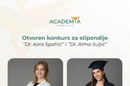 Konkurs za stipendije „Dr. Azra Spahić“ i „Dr. Alma Suljić“ za studentice medicine u BiH 2025/2026.